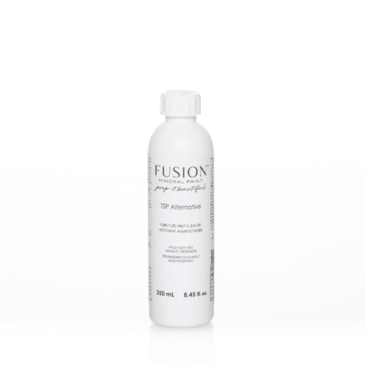 Fusion bottle of TSP Alternative on a white background