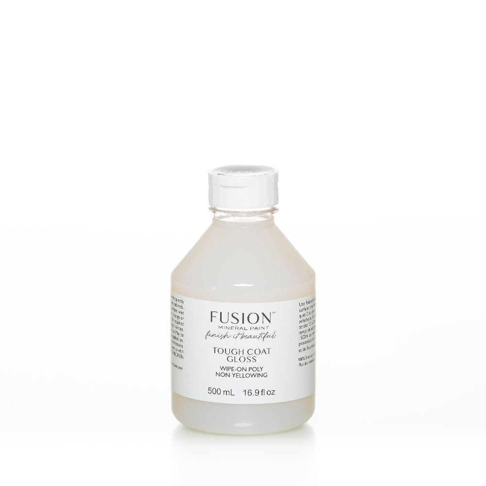 500ml bottle of Fusion Tough Coat in Gloss finish on a white background