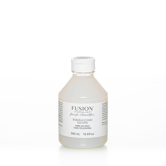 500ml bottle of Fusion Tough Coat in Gloss finish on a white background