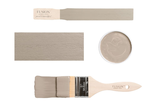 Fusion paint swatches and brush labeled 'Tapestry' on a white background