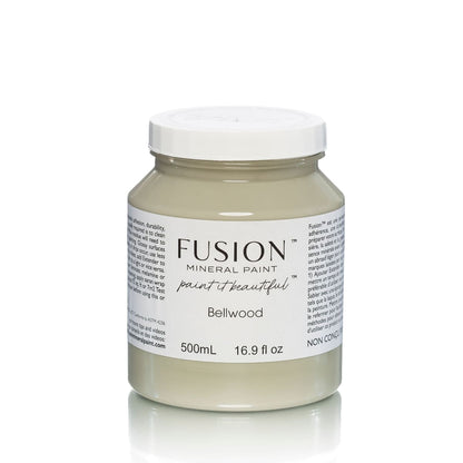 Jar of Fusion Mineral Paint in Bellwood on a white background