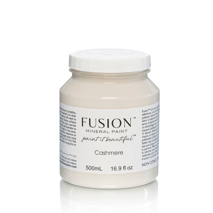 Jar of Cashmere Fusion Mineral Paint on a white background