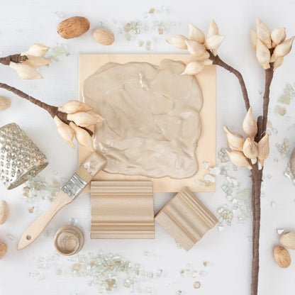 Various items in Champagne Gold Metallic from Fusion Mineral Paint 