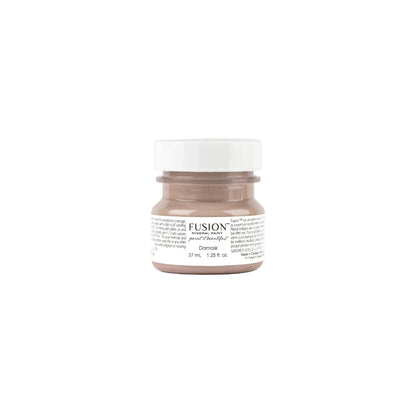 Tester jar of Damask Fusion Mineral Paint on a white background