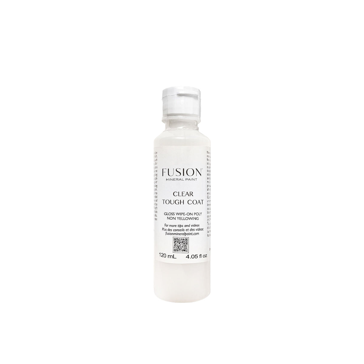 Fusion Tough Coat in Gloss finish in a small 120ml bottle
