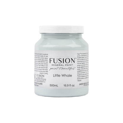 Fusion Mineral Paint jar of Little Whale on a white background