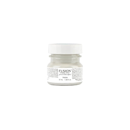 Tester jar of Pebble Fusion Mineral Paint on a white background