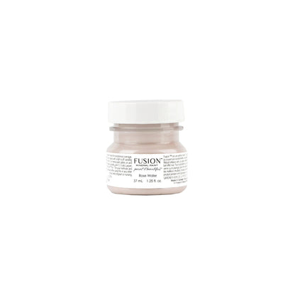 Tester jar of Rose Water Fusion Mineral Paint on a white background